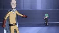 Saitama and Tatsumaki as seen in anime (Image credit: J.C. Staff)